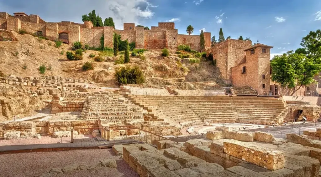 Visiter Alcazaba Malaga 1 architecture mauresque de l'Alcazaba à Malaga