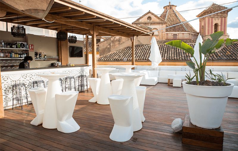 rooftop bar La Terraza Oasis Malaga rooftop bar La Terra Oasis