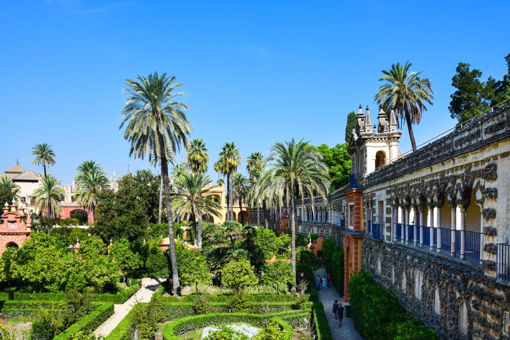 Seville Espagne Palais de l'Alcazar à Seville en Espagne