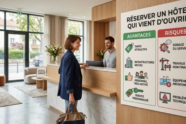 Reserver un hotel qui vient douvrir